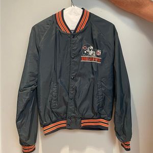 Vintage 80s 90s Chicago Bears Jacket NFL Windbreaker Men’s XL USA Made